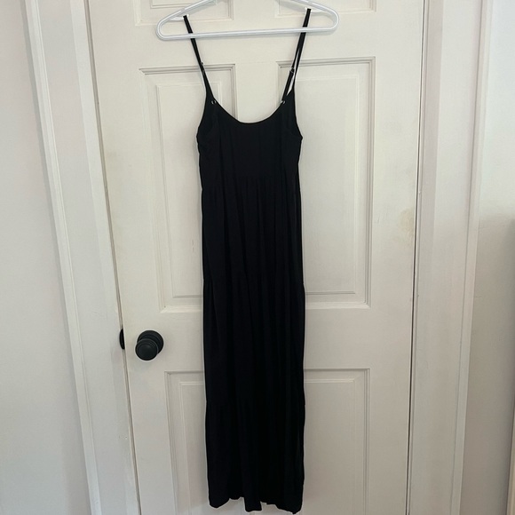 Pink Rose black flowy dress - Picture 2 of 8